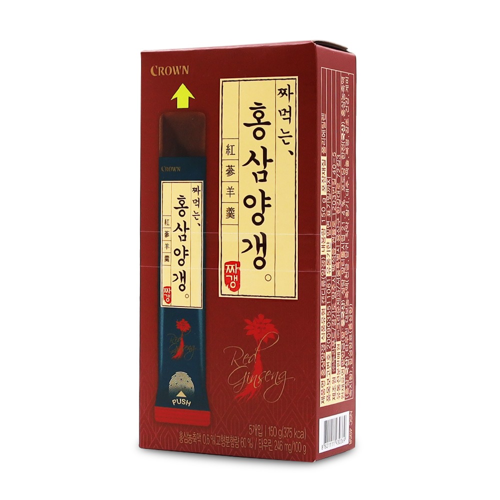 크라운 홍삼 양갱 150g (5개입)