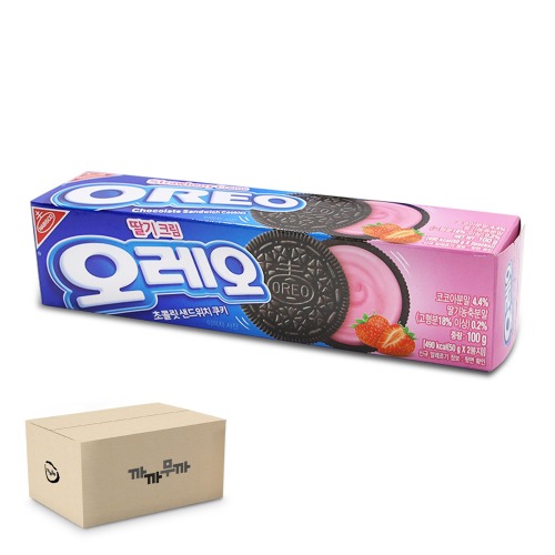 오레오 딸기크림 100g (1박스-24개)