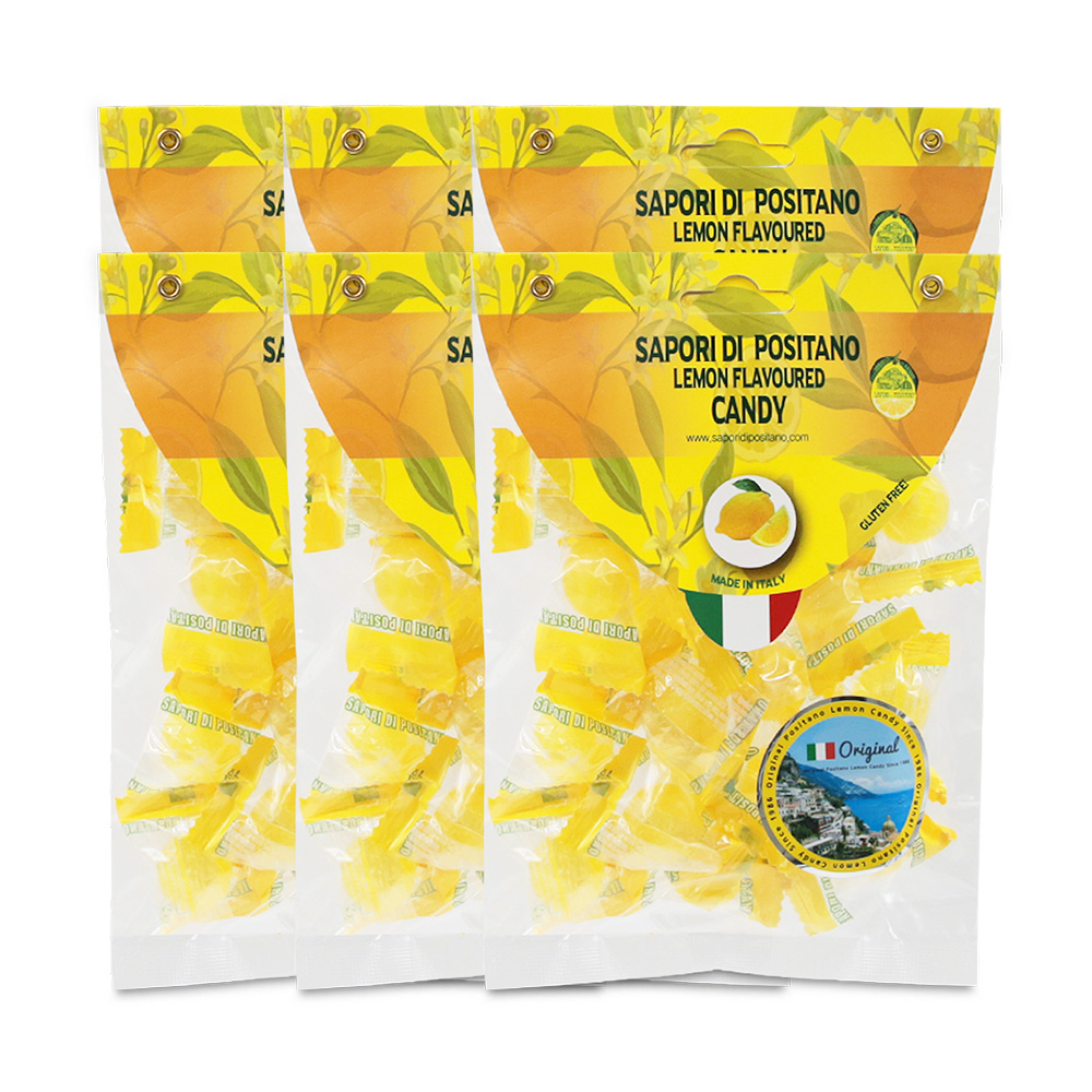 포지타노 레몬맛 캔디 125g x 6개 입덧사탕 수입캔디
